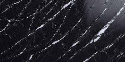 The primary subject of the image is a marble wall with a black and white pattern. The setting is a room with a black background, and the visual style is a close-up of the marble wall. The colors and mood of the image are predominantly black and white, giving it a classic and elegant appearance.