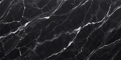 The primary subject of the image is a marble countertop with a black and white pattern. The setting is a kitchen, and the visual style is a close-up of the marble countertop. The dominant colors are black and white, creating a classic and elegant atmosphere.