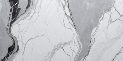 The primary subject of the image is a marble countertop. The setting is a kitchen, with the countertop being the main focus of the scene. The visual style is a close-up of the marble countertop, showcasing its texture and details. The colors and mood of the image are predominantly neutral, with the marble countertop being the main source of color and visual interest.