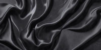 The primary subject of the image is a black fabric, possibly a piece of clothing or a curtain. The setting is a dark room, and the visual style appears to be a drawing or illustration. The colors and mood of the image are predominantly dark and moody, with the black fabric as the main focal point.
