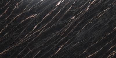 The primary subject of the image is a close-up of a marble surface with a pattern of swirls and stripes. The setting is a black background, which contrasts with the marble surface. The visual style is a photo, showcasing the intricate details of the marble pattern. The colors and mood of the image are predominantly black and white, giving it a classic and elegant appearance.