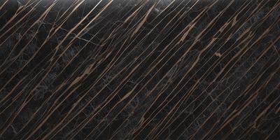 The primary subject of the image is a marble countertop with a black and white striped pattern. The setting is a kitchen, and the visual style is a close-up of the marble countertop. The colors and mood of the image are predominantly black and white, giving it a classic and elegant appearance.