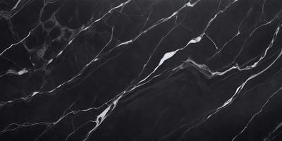 The primary subject of the image is a marble countertop with a black background. The countertop features a pattern of white and black stripes, giving it a unique and elegant appearance. The visual style of the image is a close-up of the marble countertop, showcasing its intricate design and texture. The colors and mood of the image are predominantly black and white, creating a sophisticated and timeless atmosphere.