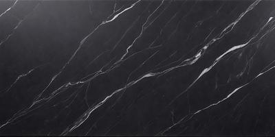The primary subject of the image is a marble countertop with a black background. The countertop features a pattern of white and black stripes, giving it a unique and elegant appearance. The visual style of the image is a close-up of the marble countertop, showcasing its intricate design and texture. The colors and mood of the image are predominantly black and white, creating a sophisticated and timeless atmosphere.