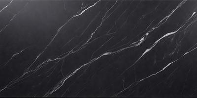 The primary subject of the image is a marble countertop with a black background. The countertop features a pattern of white and black stripes, giving it a unique and elegant appearance. The visual style of the image is a close-up of the marble countertop, showcasing its intricate design and texture. The colors and mood of the image are predominantly black and white, creating a sophisticated and timeless atmosphere.