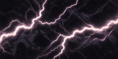 The primary subject of the image is a bright, colorful lightning bolt, which is the main focus of the scene. The lightning bolt is illuminating a dark background, creating a dramatic and intense atmosphere. The visual style of the image is a combination of photo and digital art, as it captures the lightning bolt's movement and intensity. The colors and mood of the image are predominantly dark and dramatic, with the lightning bolt serving as the main source of light and energy