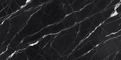 The primary subject of the image is a marble countertop with a black and white pattern. The setting is a kitchen, and the visual style is a close-up of the marble countertop. The colors and mood of the image are predominantly black and white, giving it a classic and elegant appearance.