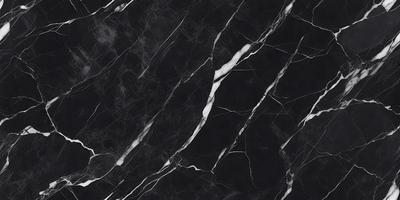 The primary subject of the image is a marble countertop with a black and white pattern. The setting is a kitchen, and the visual style is a close-up of the countertop. The colors and mood of the image are predominantly black and white, giving it a classic and elegant appearance.