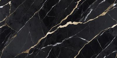The primary subject of the image is a marble countertop with a gold-colored design. The setting is a kitchen, and the visual style is a combination of a photo and digital art. The countertop has a black and gold color scheme, giving it a luxurious and elegant appearance.
