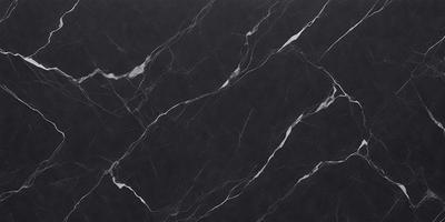 The primary subject of the image is a black marble countertop. The setting is a kitchen, with the countertop being the main focus of the scene. The visual style is a close-up of the marble countertop, showcasing its texture and pattern. The colors and mood of the image are predominantly dark, with the black marble providing a striking contrast against the surrounding environment.