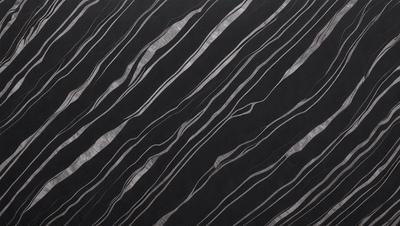 The primary subject of the image is a black and white patterned wallpaper. The setting is a black background, and the visual style is a patterned design. The dominant colors are black and white, creating a bold and striking appearance.