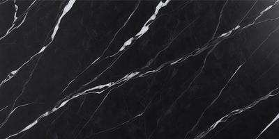 The primary subject of the image is a black and white marble pattern. The setting is a black background, which contrasts with the marble pattern. The visual style is a close-up of the marble pattern, showcasing its intricate details. The colors and mood of the image are predominantly black and white, giving it a classic and elegant appearance.