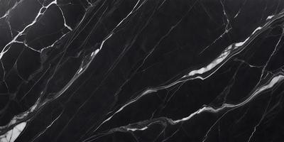 The primary subject of the image is a marble countertop with a black background. The countertop features a pattern of white and black stripes, giving it a unique and elegant appearance. The visual style of the image is a close-up of the marble countertop, showcasing its intricate design and texture. The colors and mood of the image are predominantly black and white, creating a sophisticated and timeless atmosphere.