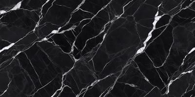 The primary subject of the image is a marble countertop with a black and white pattern. The setting is a kitchen, and the visual style is a close-up of the marble countertop. The colors and mood of the image are predominantly black and white, giving it a classic and elegant appearance.
