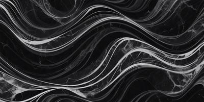 The primary subject of the image is a black and white patterned design, which appears to be a digital art or illustration. The setting is a black background, and the visual style is a combination of artistic and textured elements. The dominant colors are black and white, creating a bold and striking appearance. The overall atmosphere of the image is modern and contemporary.