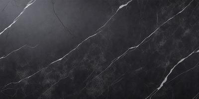 The primary subject of the image is a black marble countertop. The setting is a kitchen, with the countertop being the main focus of the scene. The visual style is a close-up of the marble countertop, showcasing its texture and details. The colors and mood of the image are predominantly dark, with the black marble countertop being the main source of contrast and visual interest.