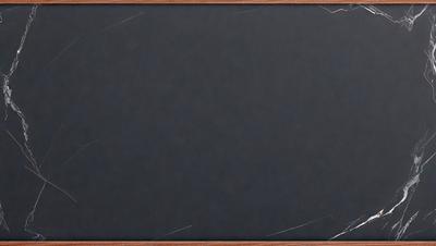 The primary subject of the image is a black chalkboard with a wooden frame. The setting is a classroom or a similar environment, as the chalkboard is placed on a wooden table. The visual style is a combination of a photo and a drawing, giving the image a unique and artistic appearance. The colors and mood of the image are predominantly dark, with the black chalkboard and wooden frame creating a sense of depth and contrast.