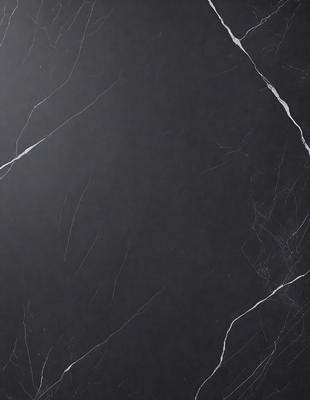 The primary subject of the image is a black marble countertop. The setting is a kitchen, with the countertop being the main focus of the scene. The visual style is a photo, capturing the natural texture and appearance of the marble countertop. The colors and mood of the image are predominantly dark, with the black marble providing a striking contrast against the lighter background.