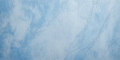 The primary subject of the image is a blue marble wall with a white background. The visual style is a photo, and the colors and mood are predominantly blue and white, creating a clean and serene atmosphere.