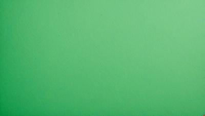 The primary subject of the image is a large, green wall. The setting is a plain, empty room with no other objects or people visible. The visual style is a close-up of the green wall, which gives a sense of depth and texture to the image. The colors and mood are predominantly green, creating a calm and serene atmosphere.