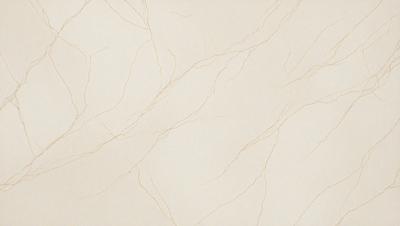 The primary subject of the image is a white wall with a pattern of brown streaks. The setting is a room with a white wall, and the visual style is a close-up of the wall. The colors and mood of the image are predominantly white and brown, creating a warm and inviting atmosphere.