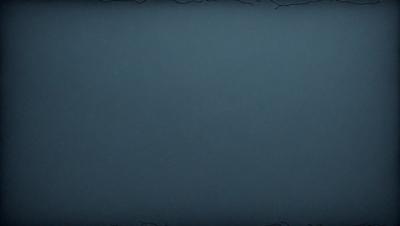 The primary subject of the image is a blue background with a texture that resembles a piece of fabric. The setting is a dark room, and the visual style appears to be a digital art or illustration. The colors and mood of the image are predominantly dark and moody, with the blue background providing a sense of depth and contrast.