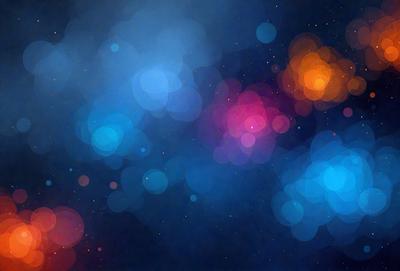 The primary subject of the image is a blue and orange starry background. The setting is a space with a backdrop of stars, creating a celestial atmosphere. The visual style is a digital art or illustration, with a focus on the vibrant colors and the intricate patterns created by the stars. The overall mood of the image is serene and captivating, as it showcases the beauty of the night sky.