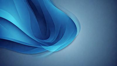 The primary subject of the image is a blue and white flowing pattern, which appears to be a digital art or illustration. The setting is a blue background, and the visual style is a combination of digital art and illustration. The dominant colors in the image are blue and white, creating a calm and soothing atmosphere.