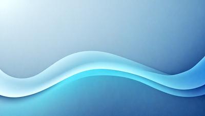 The primary subject of the image is a blue wave, which is the main focus of the scene. The setting is a blue background, which creates a serene and calming atmosphere. The visual style is a digital art, as the wave is depicted in a digital manner. The dominant colors are blue and white, which contribute to the overall mood of the image.