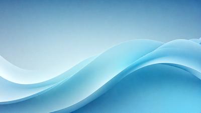 The primary subject of the image is a wave, which is the main focus of the scene. The wave is depicted in a blue and white color scheme, giving it a calming and serene appearance. The setting is a blue sky, which serves as the backdrop for the wave. The visual style of the image is a combination of digital art and illustration, creating a unique and eye-catching representation of the wave.