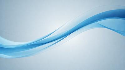 The primary subject of the image is a blue wave or ripple pattern. The setting is a white background, which provides a clean and minimalist appearance. The visual style is digital art, as the wave appears to be a digital representation of a wave. The dominant colors are blue and white, creating a calm and soothing atmosphere.