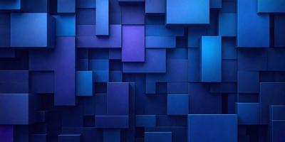 The primary subject of the image is a blue wall with a pattern of blue squares. The setting is a room with a blue wall, and the visual style is a digital art or illustration. The dominant colors are blue, and the overall atmosphere is calm and soothing.