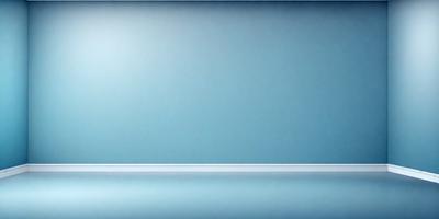 The primary subject of the image is a blue wall. The setting is a room with a blue wall, and the visual style is a photo. The dominant colors are blue and white, creating a calm and serene atmosphere.