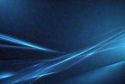 The primary subject of the image is a blue background with a pattern of blue and white lines. The setting is a dark room, and the visual style appears to be a digital art or illustration. The dominant colors are blue and white, creating a calm and serene atmosphere.