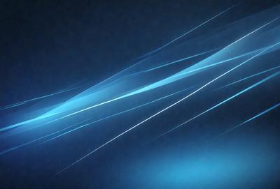 The primary subject of the image is a blue background with a blue light streak. The setting is a dark room, and the visual style appears to be a digital art or illustration. The colors and mood of the image are predominantly blue, creating a calm and serene atmosphere.