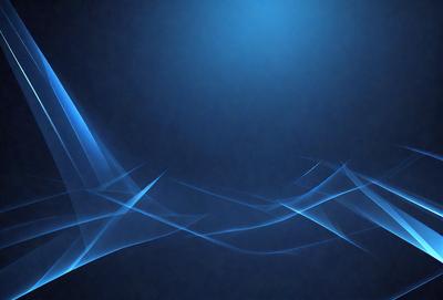 The primary subject of the image is a blue background with a pattern of blue and white waves. The setting is a dark room, and the visual style appears to be a digital art or illustration. The dominant colors are blue and white, creating a calm and serene atmosphere.