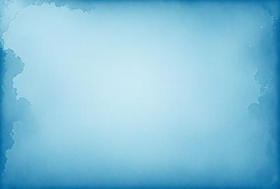 The primary subject of the image is a large, empty blue space. The setting is a clear, blue sky, and the visual style is a digital art or illustration. The colors and mood of the image are predominantly blue, creating a calm and serene atmosphere.