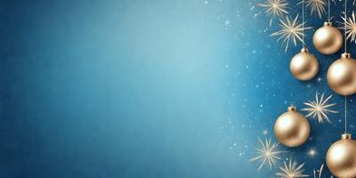 The primary subject of the image is a blue sky with a few sparkling stars. The setting is a clear, cloudless sky, and the visual style is a digital art or illustration. The colors and mood of the image are predominantly blue and serene, creating a peaceful and calming atmosphere.