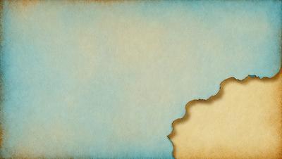 The primary subject of the image is a piece of paper with a blue background. The setting is a room with a wall, and the visual style is a close-up of the paper. The colors and mood of the image are predominantly blue, creating a calm and serene atmosphere.