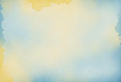 The primary subject of the image is a large, empty blue sky. The setting is a cloudy sky, with no visible land or other objects. The visual style is a painting, with a focus on the blue color and the vastness of the sky. The colors and mood convey a sense of tranquility and openness.