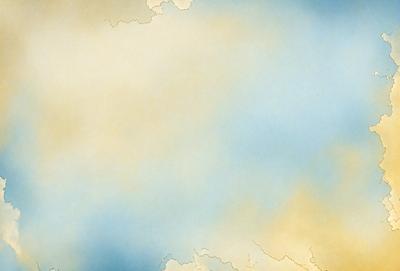 The primary subject of the image is a cloudy sky. The setting is a vast, open space with no visible landmarks or objects. The visual style is a painting, which gives the scene a more artistic and creative appearance. The colors and mood of the painting are predominantly blue and gray, creating a serene and peaceful atmosphere.