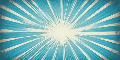 The primary subject of the image is a bright, white light source, which appears to be a sun or a light bulb. The light source is surrounded by a blue background, creating a visually striking contrast. The visual style of the image is a combination of a photo and a digital art, as it captures the light source in a unique and artistic manner. The colors and mood of the image are predominantly blue and bright, with a sense of energy and vibrancy.