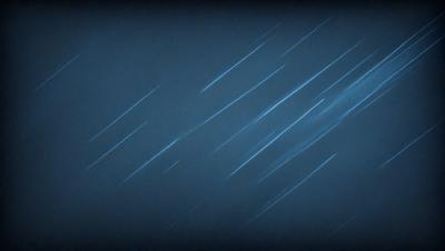 The primary subject of the image is a blue sky with streaks of light, creating a visually striking scene. The setting is a dark blue background, which contrasts with the light streaks. The visual style appears to be a combination of a photo and digital art, as the light streaks are reminiscent of a photo, but the overall atmosphere is more artistic. The colors and mood of the image are predominantly dark and moody, with the blue sky and light streaks creating a sense of depth and intr