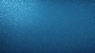The primary subject of the image is a blue background with a pattern of glittering stars. The setting is a dark, starry night, and the visual style is a digital art or illustration. The colors and mood of the image are predominantly dark and mysterious, with the blue background and the glittering stars creating a sense of depth and intrigue.