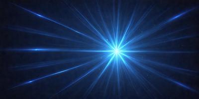 The primary subject of the image is a bright blue star, which is the main focus of the scene. The setting is a dark, starry sky, with the star being the only visible object. The visual style of the image is a digital art or illustration, as it appears to be a computer-generated or digitally created image. The colors and mood of the image are predominantly blue, with a sense of wonder and awe, as the star stands out against the dark background.