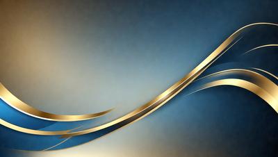The primary subject of the image is a gold and blue design, which appears to be a digital art or illustration. The setting is a blue background, and the visual style is a combination of gold and blue colors, creating a sense of elegance and sophistication. The overall atmosphere of the image is one of beauty and artistic expression.