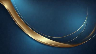 The primary subject of the image is a gold and blue design, which appears to be a pattern or a decorative element. The setting is a blue background, which complements the gold and blue colors of the design. The visual style of the image is a combination of digital art and illustration, as it features a well-defined and detailed design. The colors and mood of the image are predominantly gold and blue, creating a sense of elegance and sophistication.