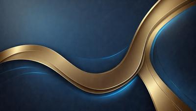 The primary subject of the image is a gold and blue design, which appears to be a digital art or illustration. The setting is a blue background, and the visual style is a combination of gold and blue colors, creating a sense of elegance and sophistication. The overall atmosphere of the image is one of beauty and artistic expression.