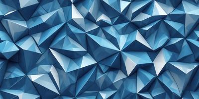 The primary subject of the image is a blue geometric pattern, which is the main focus of the image. The setting is a blue background, and the visual style is a digital art or illustration. The dominant colors are blue and white, creating a calm and soothing atmosphere.