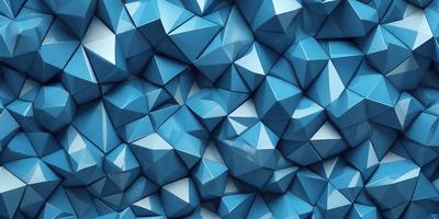 The primary subject of the image is a blue, geometric pattern made up of various shapes and angles. The setting is a blue background, which complements the vibrant colors of the pattern. The visual style is a combination of digital art and illustration, creating a unique and eye-catching design. The dominant colors are blue and white, giving the pattern a clean and modern appearance. Overall, the image conveys a sense of creativity and artistic expression.